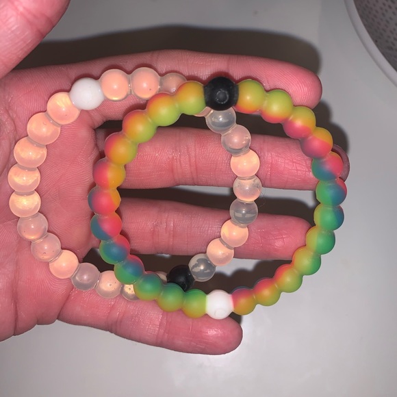 Rainbow and Clear Lokai Bracelets - Picture 2 of 2